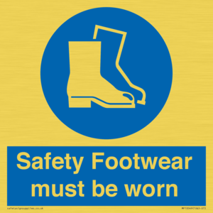 Safety Footwear must be worn